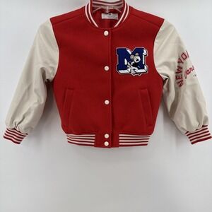 H & M - BASEBALL JACKET - RED Size 6X‎